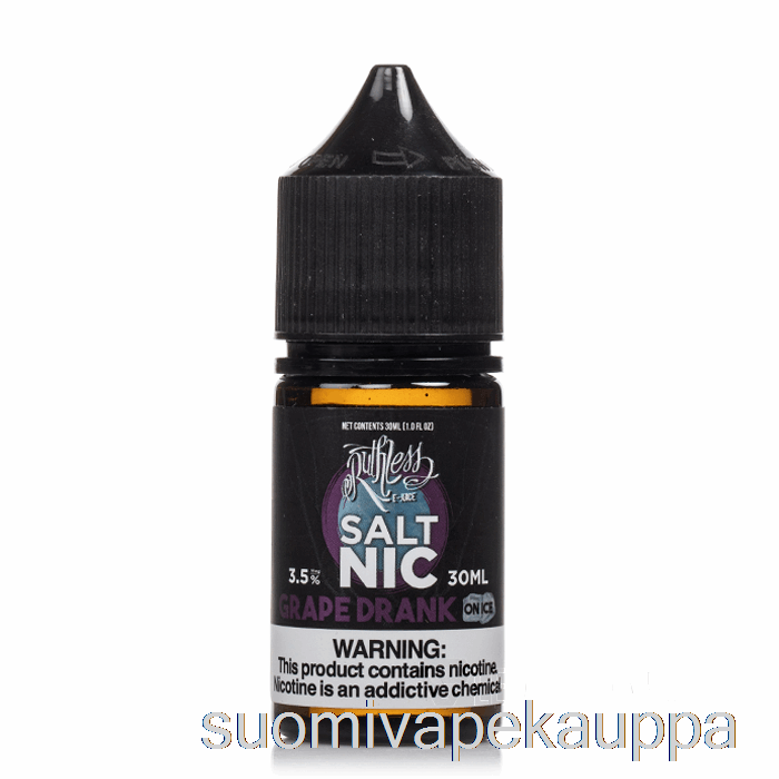 Vape Nesteet Jäällä Juotu Rypäle - Häikäilemätön Suola - 30ml 10mg